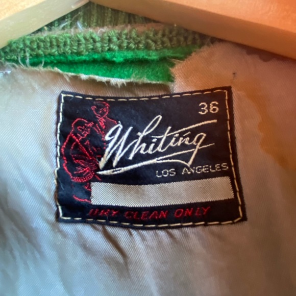 Vintage 1960’s Whitings (Los Angeles) Varsity Jacket. - Picture 2 of 8